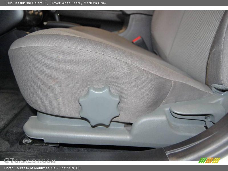 Dover White Pearl / Medium Gray 2009 Mitsubishi Galant ES