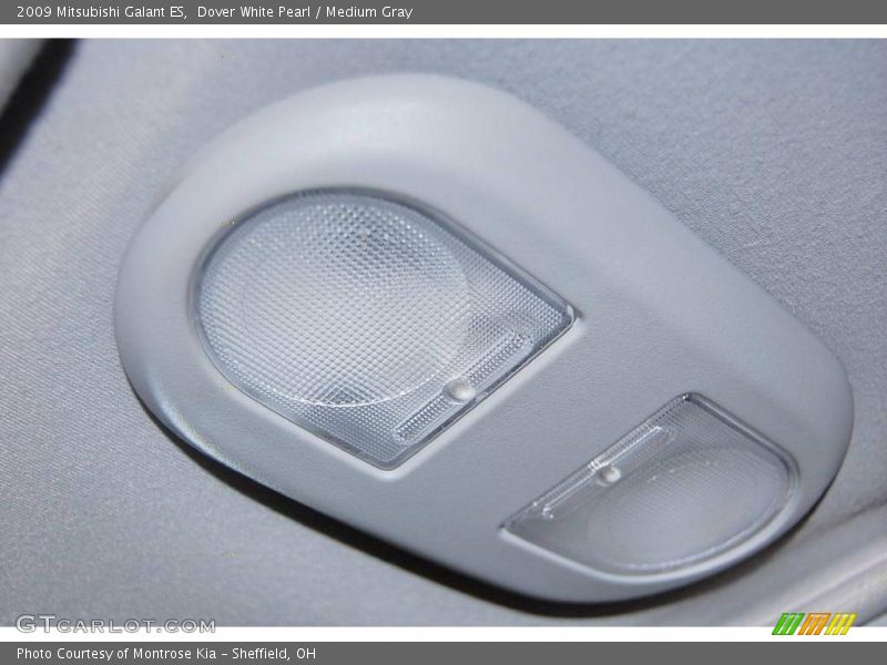 Dover White Pearl / Medium Gray 2009 Mitsubishi Galant ES