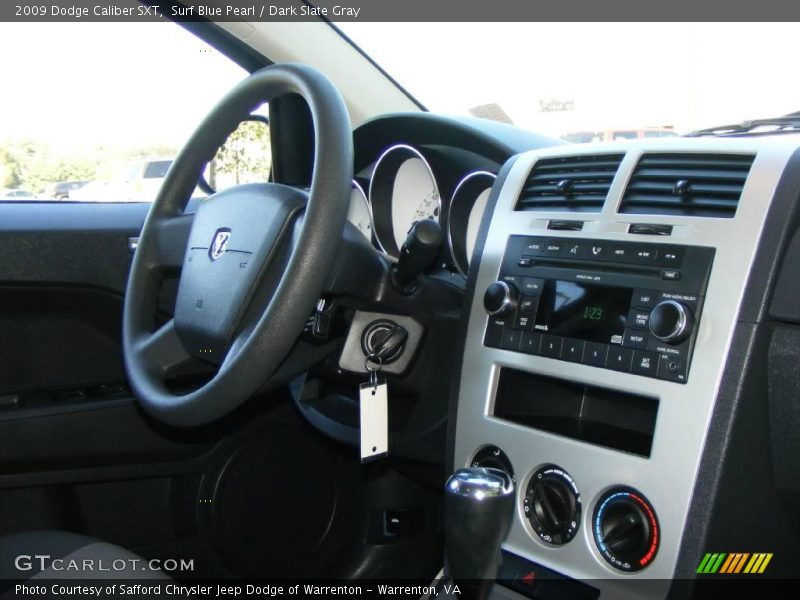 Surf Blue Pearl / Dark Slate Gray 2009 Dodge Caliber SXT