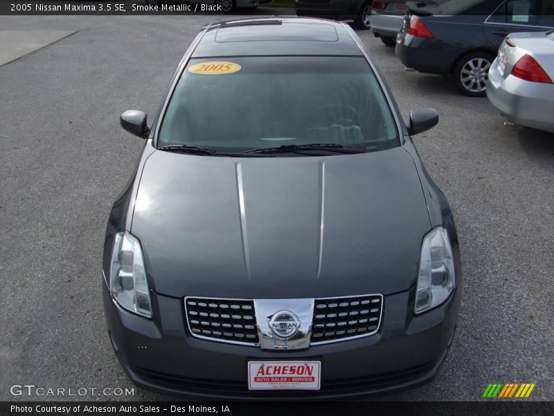 Smoke Metallic / Black 2005 Nissan Maxima 3.5 SE