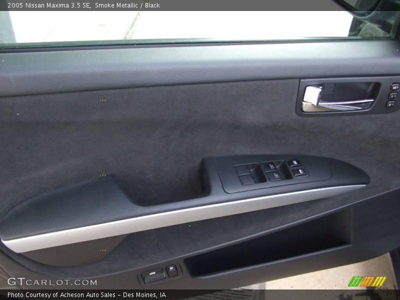 Smoke Metallic / Black 2005 Nissan Maxima 3.5 SE
