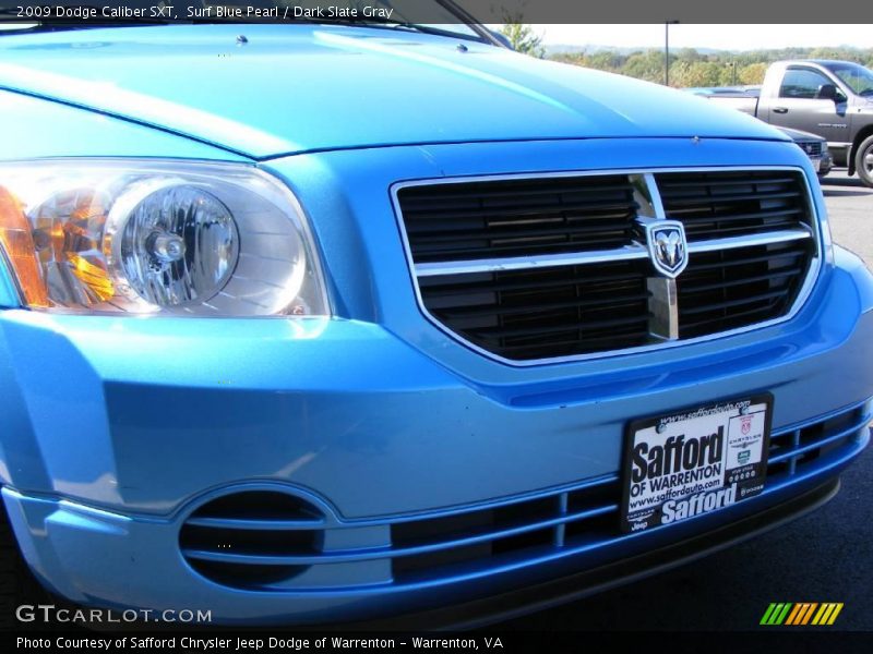 Surf Blue Pearl / Dark Slate Gray 2009 Dodge Caliber SXT