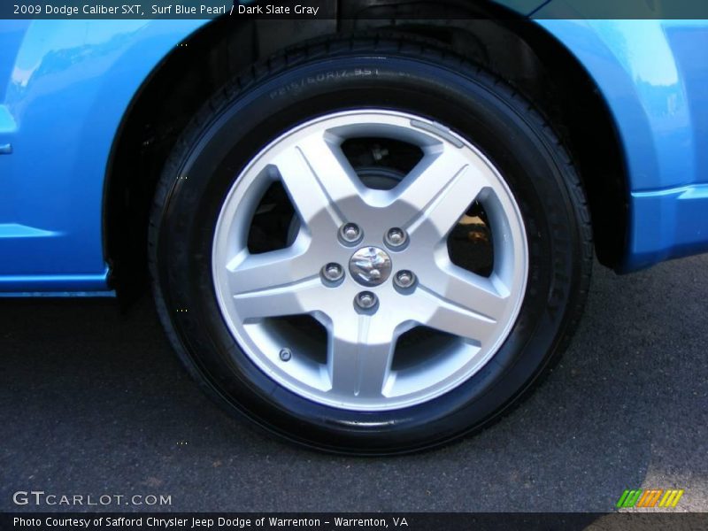 Surf Blue Pearl / Dark Slate Gray 2009 Dodge Caliber SXT