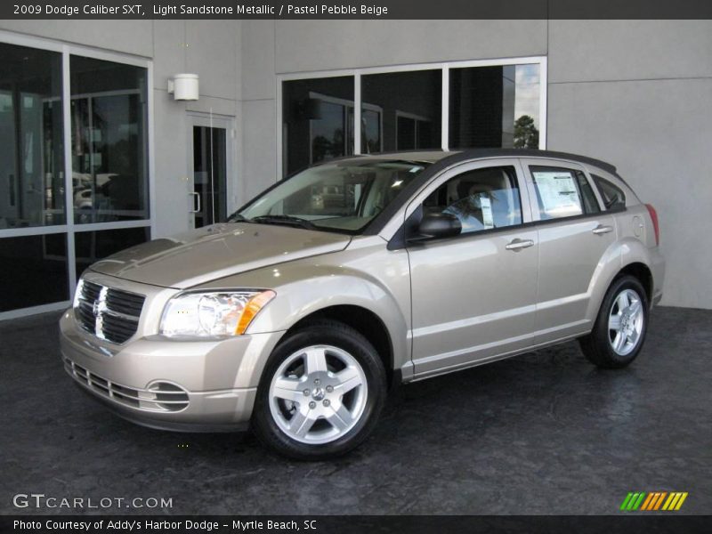 Light Sandstone Metallic / Pastel Pebble Beige 2009 Dodge Caliber SXT