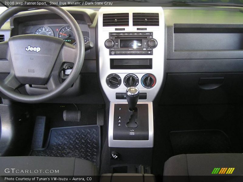Steel Blue Metallic / Dark Slate Gray 2008 Jeep Patriot Sport