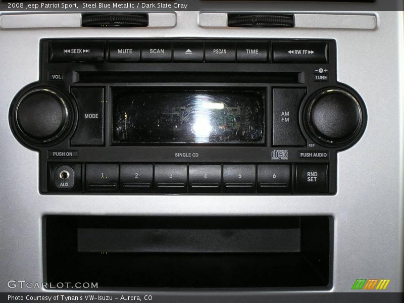 Steel Blue Metallic / Dark Slate Gray 2008 Jeep Patriot Sport