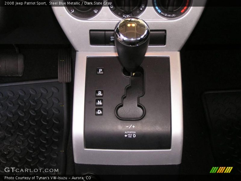 Steel Blue Metallic / Dark Slate Gray 2008 Jeep Patriot Sport