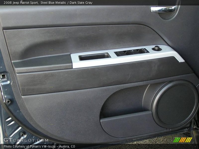 Steel Blue Metallic / Dark Slate Gray 2008 Jeep Patriot Sport