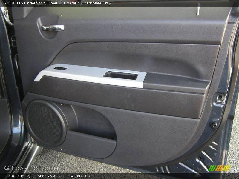 Steel Blue Metallic / Dark Slate Gray 2008 Jeep Patriot Sport