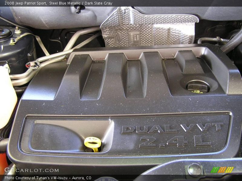 Steel Blue Metallic / Dark Slate Gray 2008 Jeep Patriot Sport