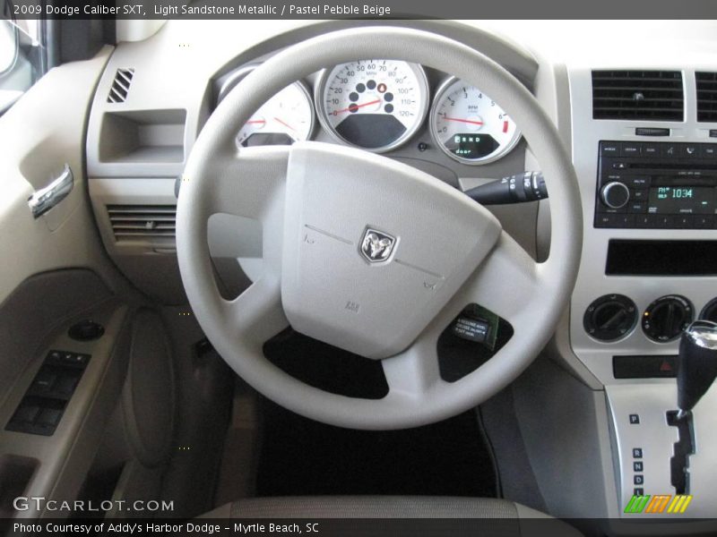 Light Sandstone Metallic / Pastel Pebble Beige 2009 Dodge Caliber SXT