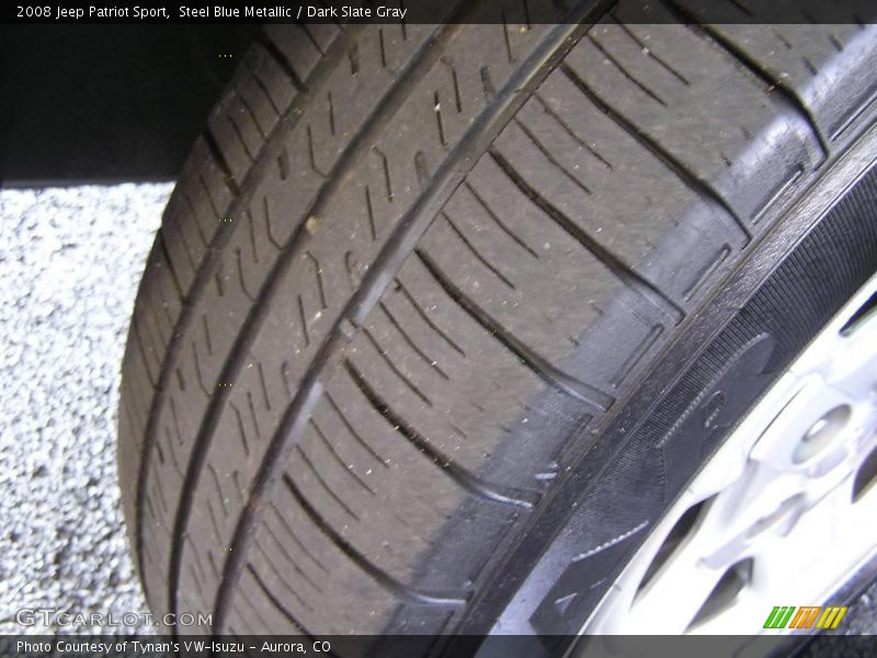 Steel Blue Metallic / Dark Slate Gray 2008 Jeep Patriot Sport
