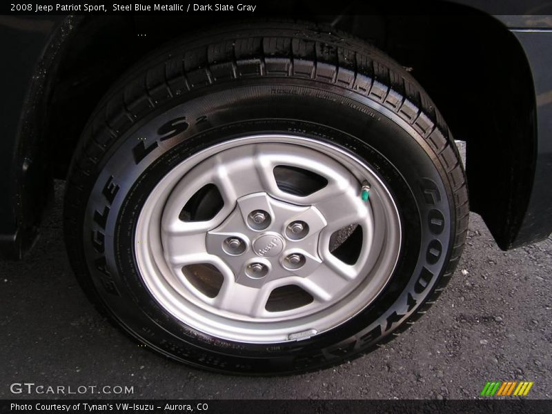Steel Blue Metallic / Dark Slate Gray 2008 Jeep Patriot Sport