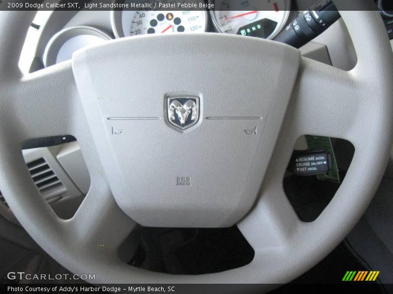 Light Sandstone Metallic / Pastel Pebble Beige 2009 Dodge Caliber SXT