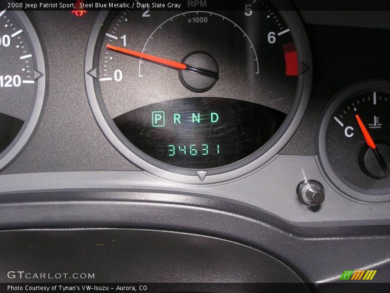 Steel Blue Metallic / Dark Slate Gray 2008 Jeep Patriot Sport