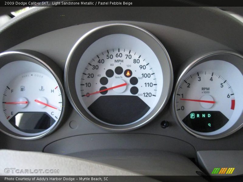 Light Sandstone Metallic / Pastel Pebble Beige 2009 Dodge Caliber SXT