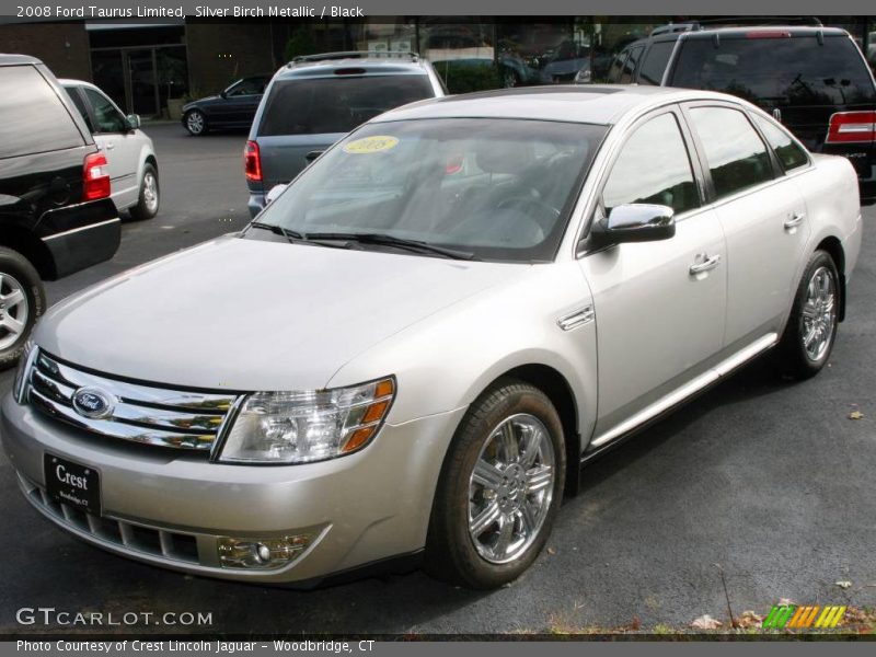 Silver Birch Metallic / Black 2008 Ford Taurus Limited