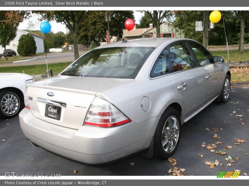 Silver Birch Metallic / Black 2008 Ford Taurus Limited