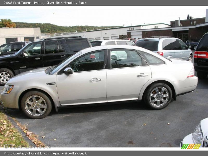 Silver Birch Metallic / Black 2008 Ford Taurus Limited