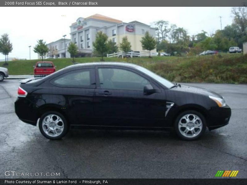 Black / Charcoal Black 2008 Ford Focus SES Coupe