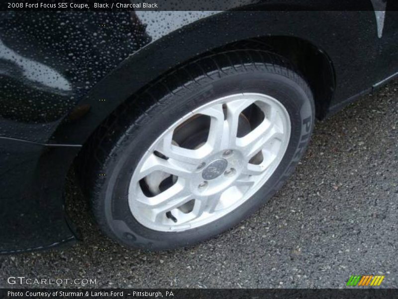 Black / Charcoal Black 2008 Ford Focus SES Coupe