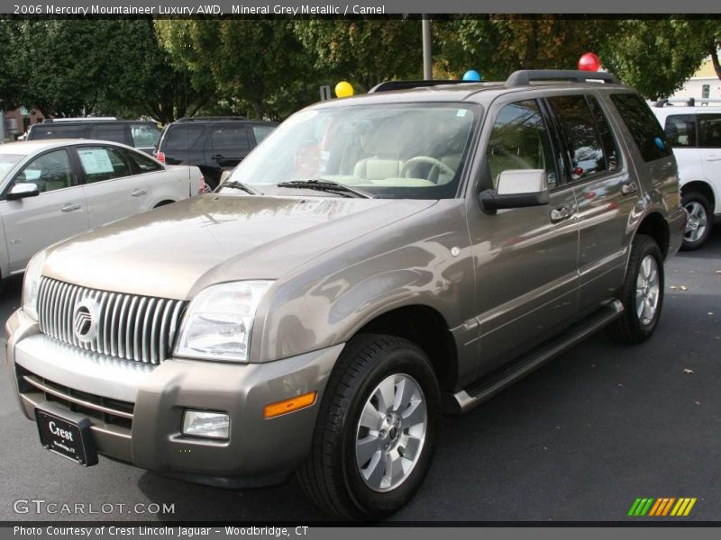 Mineral Grey Metallic / Camel 2006 Mercury Mountaineer Luxury AWD