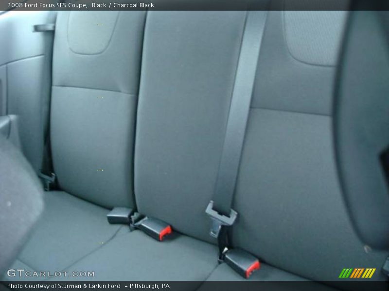 Black / Charcoal Black 2008 Ford Focus SES Coupe