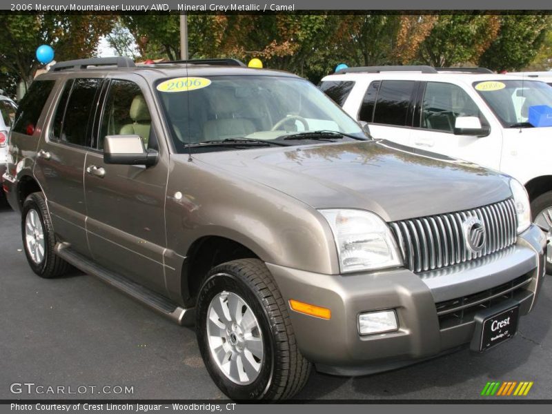 Mineral Grey Metallic / Camel 2006 Mercury Mountaineer Luxury AWD