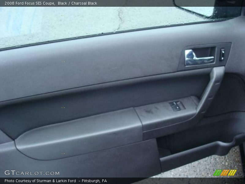 Black / Charcoal Black 2008 Ford Focus SES Coupe
