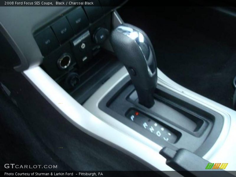 Black / Charcoal Black 2008 Ford Focus SES Coupe