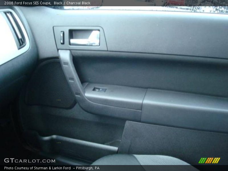 Black / Charcoal Black 2008 Ford Focus SES Coupe