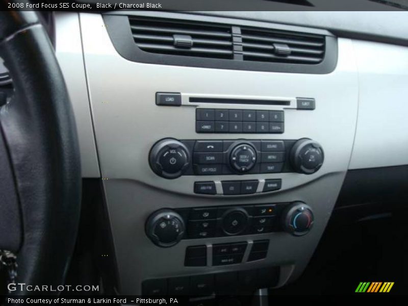 Black / Charcoal Black 2008 Ford Focus SES Coupe