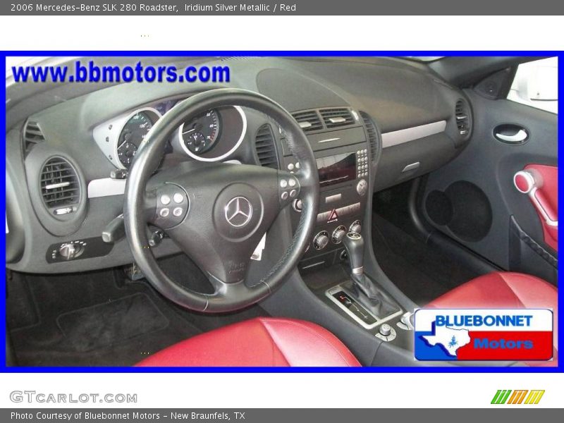 Iridium Silver Metallic / Red 2006 Mercedes-Benz SLK 280 Roadster