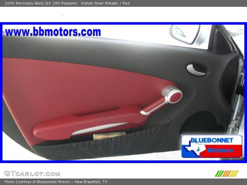 Iridium Silver Metallic / Red 2006 Mercedes-Benz SLK 280 Roadster