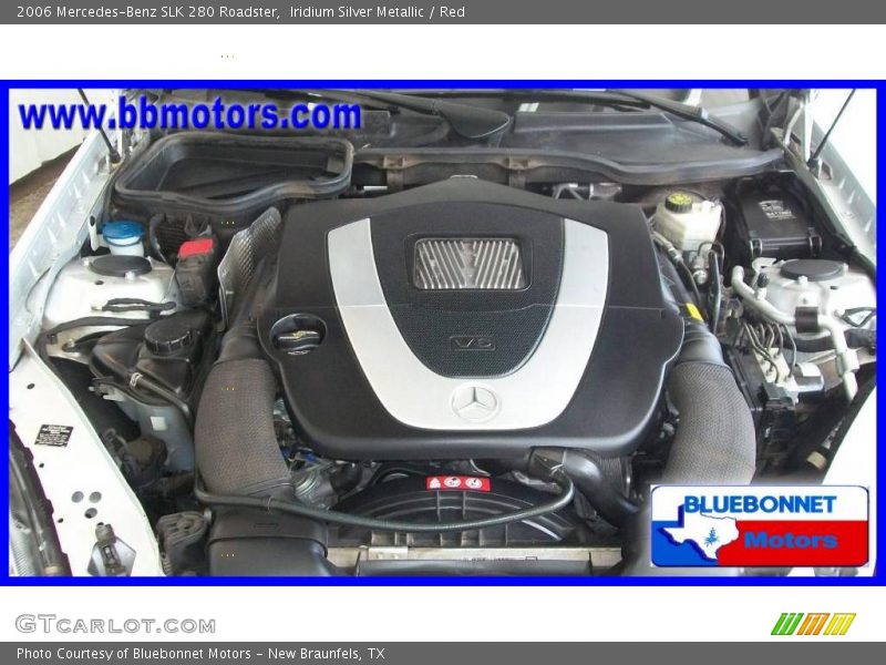 Iridium Silver Metallic / Red 2006 Mercedes-Benz SLK 280 Roadster