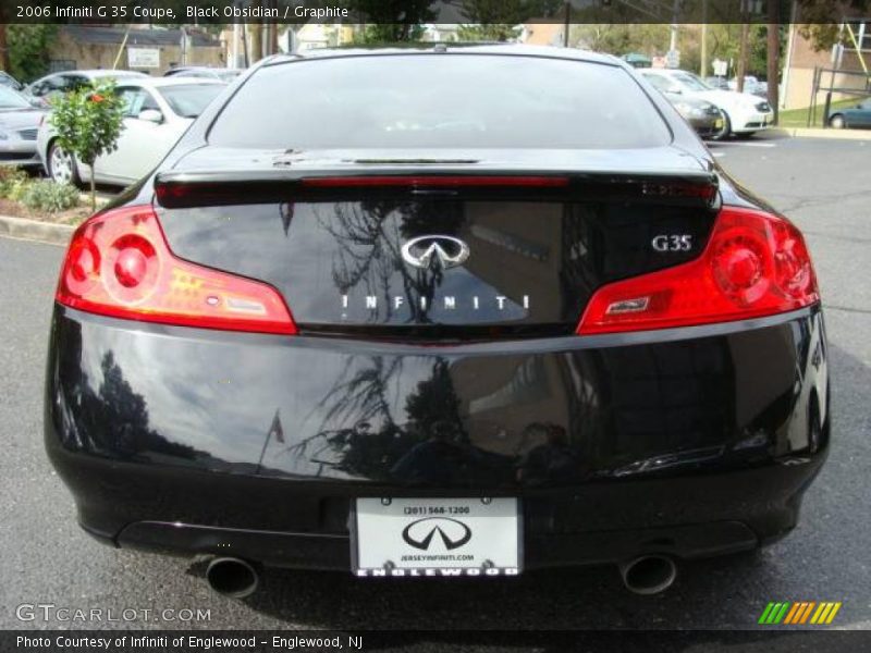 Black Obsidian / Graphite 2006 Infiniti G 35 Coupe