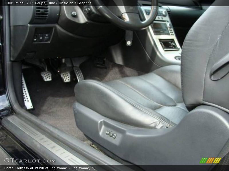 Black Obsidian / Graphite 2006 Infiniti G 35 Coupe