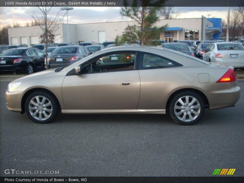 Desert Mist Metallic / Ivory 2006 Honda Accord EX V6 Coupe