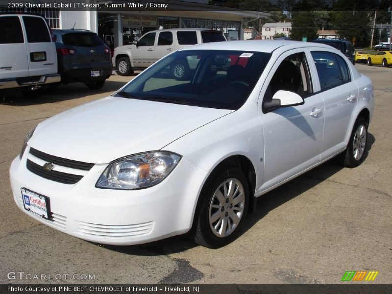 Summit White / Ebony 2009 Chevrolet Cobalt LT Sedan