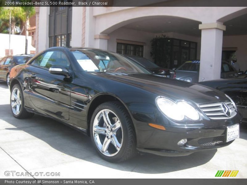 Black / Charcoal 2006 Mercedes-Benz SL 500 Roadster