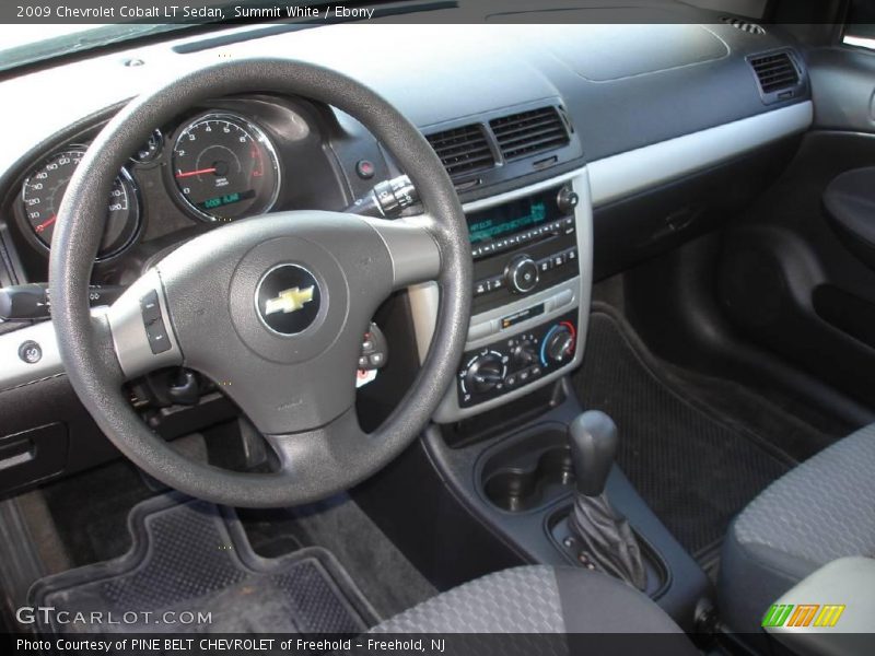 Summit White / Ebony 2009 Chevrolet Cobalt LT Sedan
