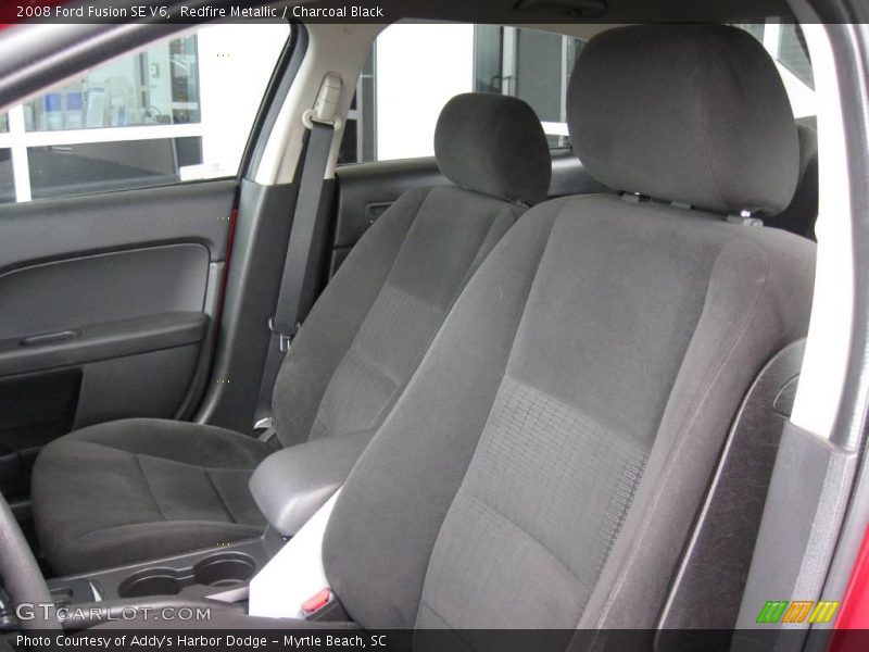 Redfire Metallic / Charcoal Black 2008 Ford Fusion SE V6
