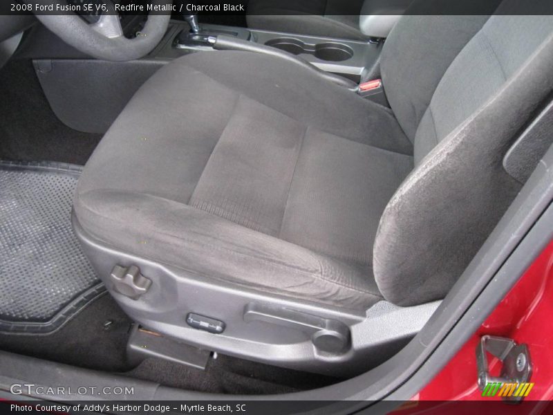 Redfire Metallic / Charcoal Black 2008 Ford Fusion SE V6