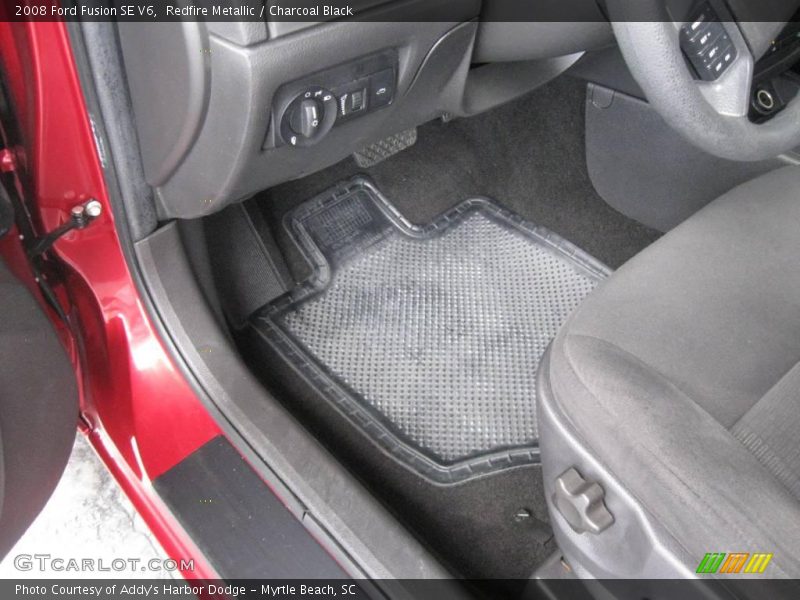 Redfire Metallic / Charcoal Black 2008 Ford Fusion SE V6