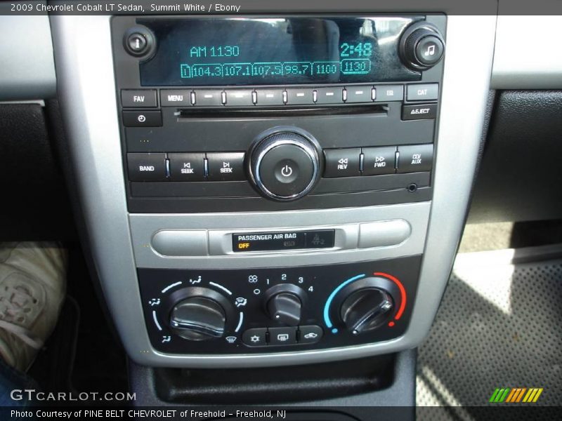 Summit White / Ebony 2009 Chevrolet Cobalt LT Sedan
