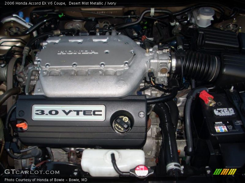 Desert Mist Metallic / Ivory 2006 Honda Accord EX V6 Coupe