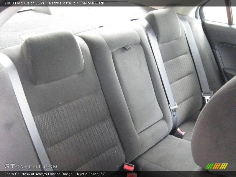 Redfire Metallic / Charcoal Black 2008 Ford Fusion SE V6