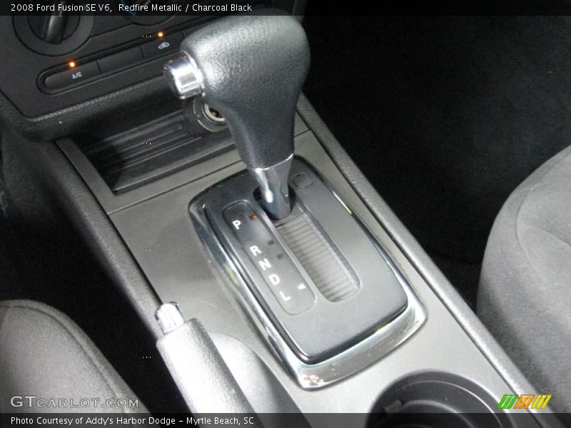 Redfire Metallic / Charcoal Black 2008 Ford Fusion SE V6