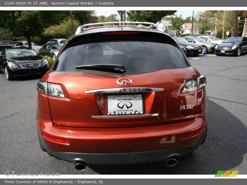 Autumn Copper Metallic / Graphite 2006 Infiniti FX 35 AWD