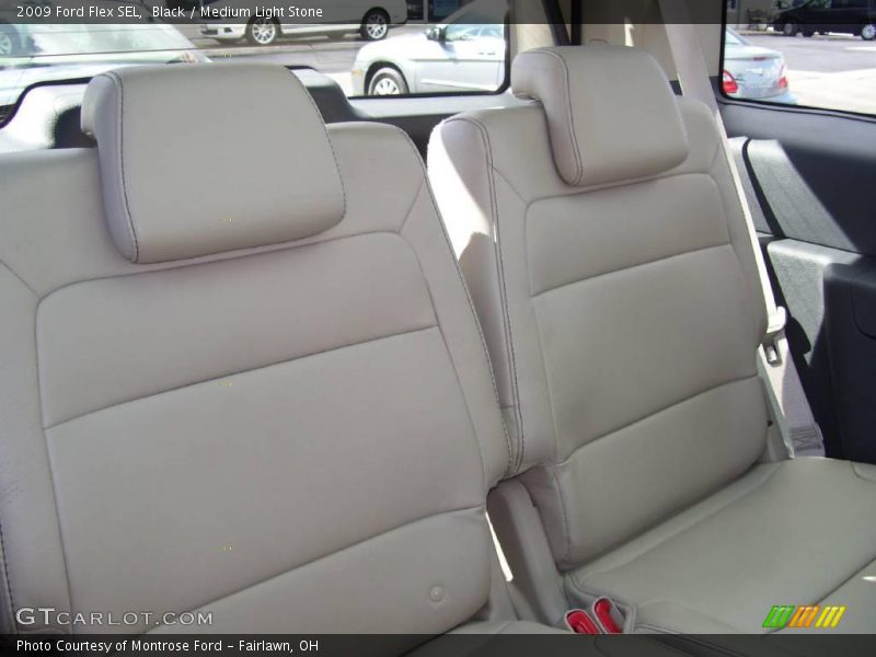 Black / Medium Light Stone 2009 Ford Flex SEL